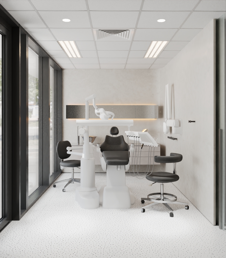 Completed dental practice renovation by ZAD Design